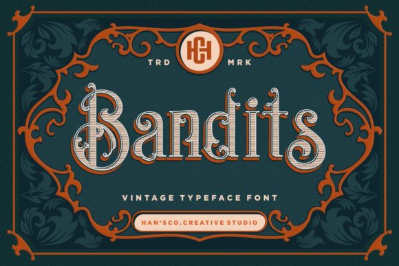 Bandits: Ornate Baroque Display Font