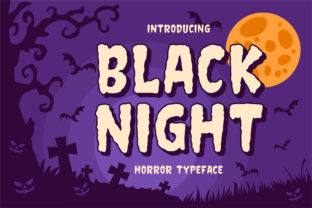 Black Night: A Spooky, Whimsical Font for Halloween Projects That Actually Fits Your Workflow