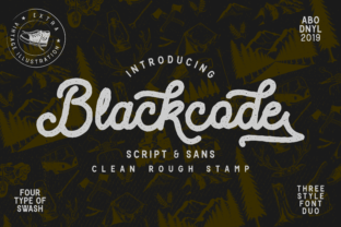 Blackcode: A Vintage Display Font with Bold Intent