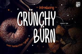 Crunchy Burn: A Friendly Display Font with Modern Simplicity
