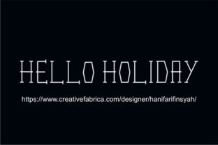 Hello Holiday: A Thoughtful Choice for Modern Craft Typography