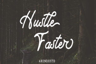 Hustle Faster: A Stylish Display Font with Purpose