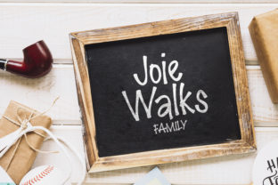 Joie Walks: Where Playful Typography Meets Purposeful Design
