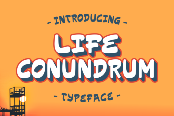 Life Conundrum: Bold Urban Typography, Real-World Impact