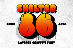Shelter 86: A Graffiti Font That Fits Real Life — Not Just Mockups