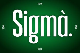 Sigma: A Neuron-Inspired Display Font for Thoughtful Typography