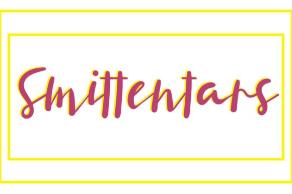 Smittentars: A Display Font That Fits Naturally Into Your Creative Workflow