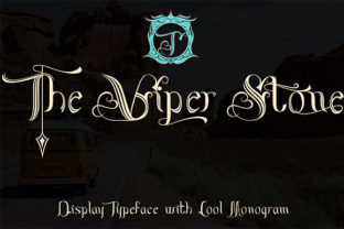 The Viper Stone: A Medieval-Inspired Display Font with Purpose